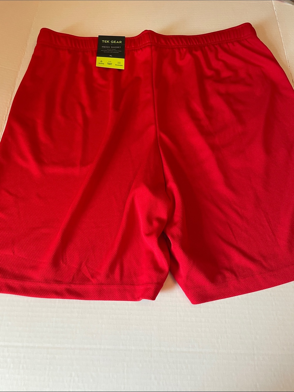 tek gear Red Men's Athletic Mesh Shorts